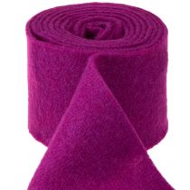 Artikel Filtband i ull, fuchsia, 15 cm x 5 m, för dekoration och pyssel