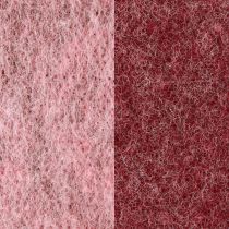 Artikel Filtband dekorativt band rosa bärull filt tvåfärgad 15cm 5m
