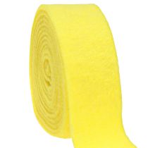 Artikel Filtband gul dekorationsband filt 7,5cm 5m