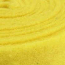 Filtband gul dekorationsband filt 7,5cm 5m