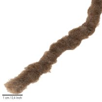 Artikel Brunt ullsnöre, 25m dekorativt band för blomsterhandel och hantverk