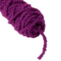 Artikel Fluffigt Mirabell-ullsnöre lila 25m dekorativt band Blomsterhantverk