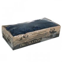 Artikel Deco mossblå torrmossa för hantverk färgad 500g