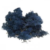 Deco mossblå torrmossa för hantverk färgad 500g