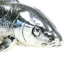 Artikel Dekorativt fisk silver 22cm