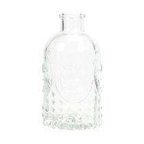 Dekorativa flaskor minivaser glasljusstakar H12,5cm 6st