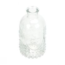 Dekorativa flaskor minivaser glasljusstakar H12,5cm 6st