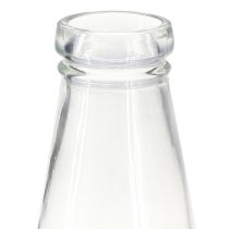 Artikel Flaskdekoration glasflaska flaskvas glas Ø8cm 22cm