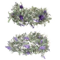 Artikel Konstgjord vårdekoration i lila, för speciella tillfällen och säsongsbetonad design, 145 cm, 2 st