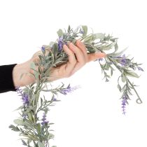Artikel Konstgjord vårdekoration i lila, för speciella tillfällen och säsongsbetonad design, 145 cm, 2 st
