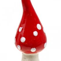 Artikel Deco Flugsvamp Keramik Deco Svamp Röd Vit Ø6,5cm H21cm