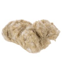 Artikel Naturlig beige fårull, lös, för pyssel och dekoration, 250 g
