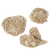 Artikel Naturlig beige fårull, lös, för pyssel och dekoration, 250 g