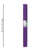 Artikel Blomsterpapper mörklila 50x250cm