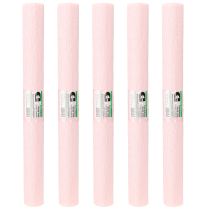 Artikel Blomsterpapper med kräp, blomsterpapper med kräp, rosa, 50×250 cm, 5 stycken