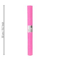 Artikel Blomsterpapper med kräppapper ljusrosa 50x250cm