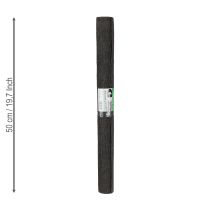 Artikel Blomsterpapper med crepe, svart 50x250cm