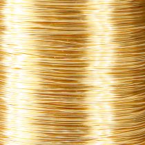 Artikel Floristtråd myrtentråd dekorativ tråd guld 0,30mm 100g 3 st.