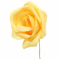 Artikel Foam Rose Yellow Ø15cm 4 st