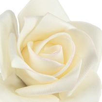Artikel Skumrosor Vanilj Konstgjorda rosor Ø6cm 27 st