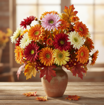 Artikel Konstgjorda Blommor Gerbera Trädgård Konstgjorda Blommor Lila 47cm