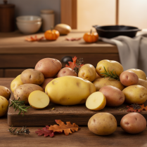 Artikel Potatis konstgjord matdocka 12cm