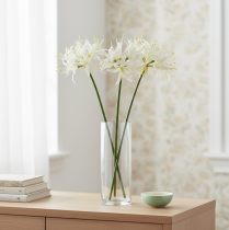 Artikel Nerine Guernsey Lily Konstblomma Vit Gul Ø15cm L65cm