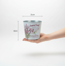 Artikel Metallplanter, blomkruka, lavendel, Ø21cm H18cm