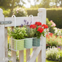 Artikel Hängande blomkruka, balkongdekoration, köksdekoration, L26cm