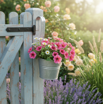 Artikel Hängande växtkruka, blomkruka för upphängning, Ø14cm H28cm