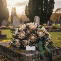 Artikel Compacta Rosette Proteen Grön Frostad Ø4-5,5cm 20 st