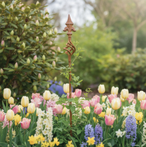 Artikel Trädgårdsspaljé för trädgårdsdekoration med dekorativt element 115 cm