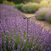 Artikel Dragonfly metall figur blomplugg B28cm 2st