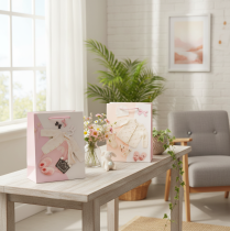 Artikel Presentpåsar Baby Rosa 23×18 cm – 2-pack