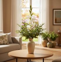 Artikel Konstgjord gladiolus, lång stjälk, för vaser, 88 cm