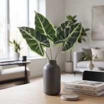 Artikel Alocasia Elephant Ear Arrow Blad Konstgjorda Växter Grön 55cm