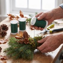 Artikel Blomstertråd dekorativ tråd myrtentråd grön 0,30 mm 100 g 3 st