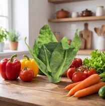 Artikel Konstgjord broccoli grönsaksdekor i grönt Ø12cm H15cm