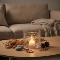 Artikel Lyktglas, värmeljushållare glas, ljusglas Ø11,5cm H9,5cm