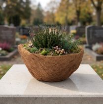 Artikel Blomskål rund, naturfiberskål, kokosväxtskål ca 30cm