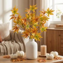 Artikel Konstgjord gren lönn orange röd deco gren höstdekoration 60cm