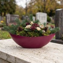 Artikel Plantbåt dekorativ skål skål Berry 38,5cm×12,5cm×13cm
