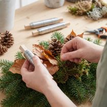 Artikel Bindande tråd omslagstråd blomtråd silver 0,50mm 100g 3 st.