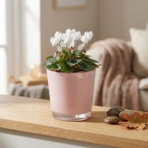 Artikel Blomkruka i glas, rosa, glashink, Ø10cm, H8,5cm