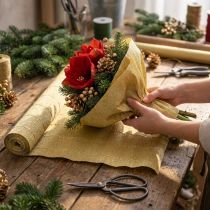 Artikel Florist Crepe Paper Guld 50x250cm