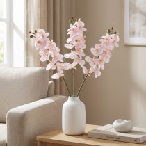 Artikel Konstgjord orkidé Rosa Phalaenopsis Real Touch 58cm