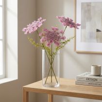 Artikel Konstgjord silkesblomma med dill för modern inredning 70 cm