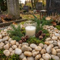 Artikel River Pebbles naturlig kräm 3-5cm 1kg