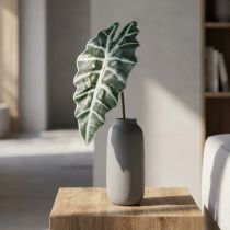 Artikel Konstgjord pilblad konstgjord växt alocasia deco grön 74cm