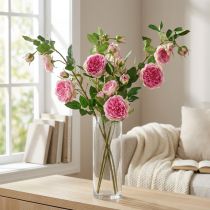 Artikel Rose gren siden rosor konstgren rosor rosa kräm 79cm